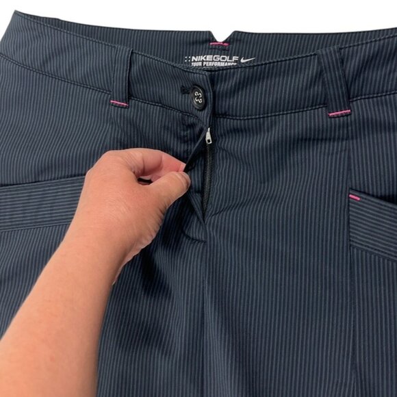 Nike Golf Tour Performance Pleated Skort Dri-FIT Activewear Pinstripes Size 8 - Picture 3 of 16